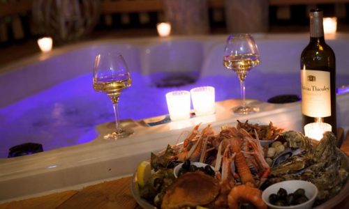 Plateau de fruits de mer romantique Plateau de fruits de mer romantique de l'Abri Cosy